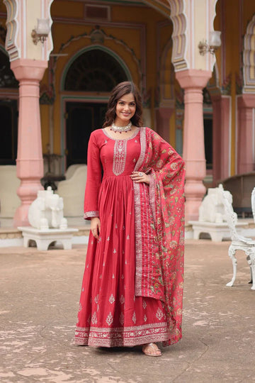 PREMIUM DESIGNER GOWN WITH DUPATTA