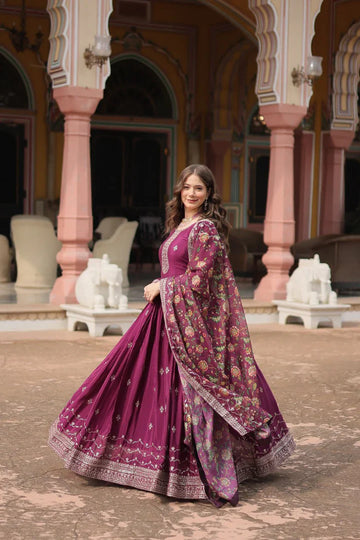 PREMIUM DESIGNER GOWN WITH DUPATTA