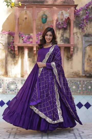 PREMIUM DESIGNER GOWN WITH DUPATTA