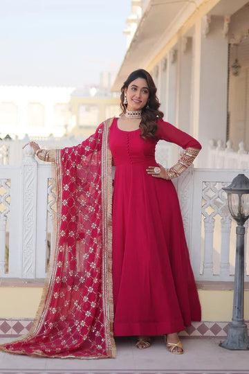 PREMIUM DESIGNER GOWN WITH DUPATTA
