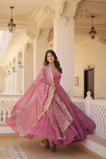 PREMIUM DESIGNER GOWN WITH DUPATTA