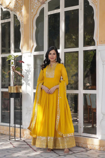 PREMIUM DESIGNER GOWN WITH DUPATTA