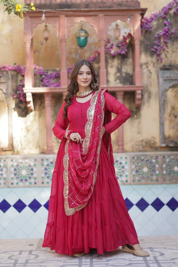 PREMIUM DESIGNER GOWN WITH DUPATTA