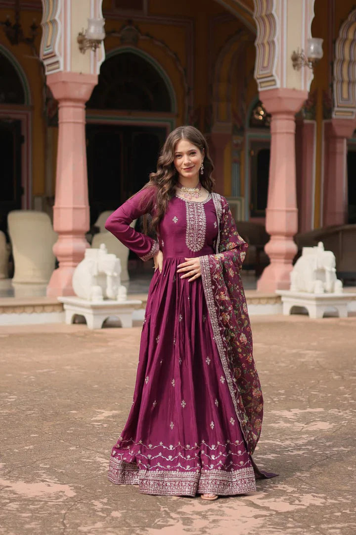 PREMIUM DESIGNER GOWN WITH DUPATTA