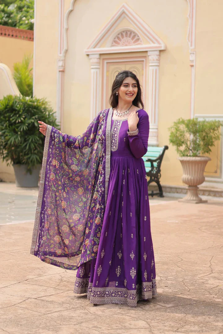 PREMIUM DESIGNER GOWN WITH DUPATTA