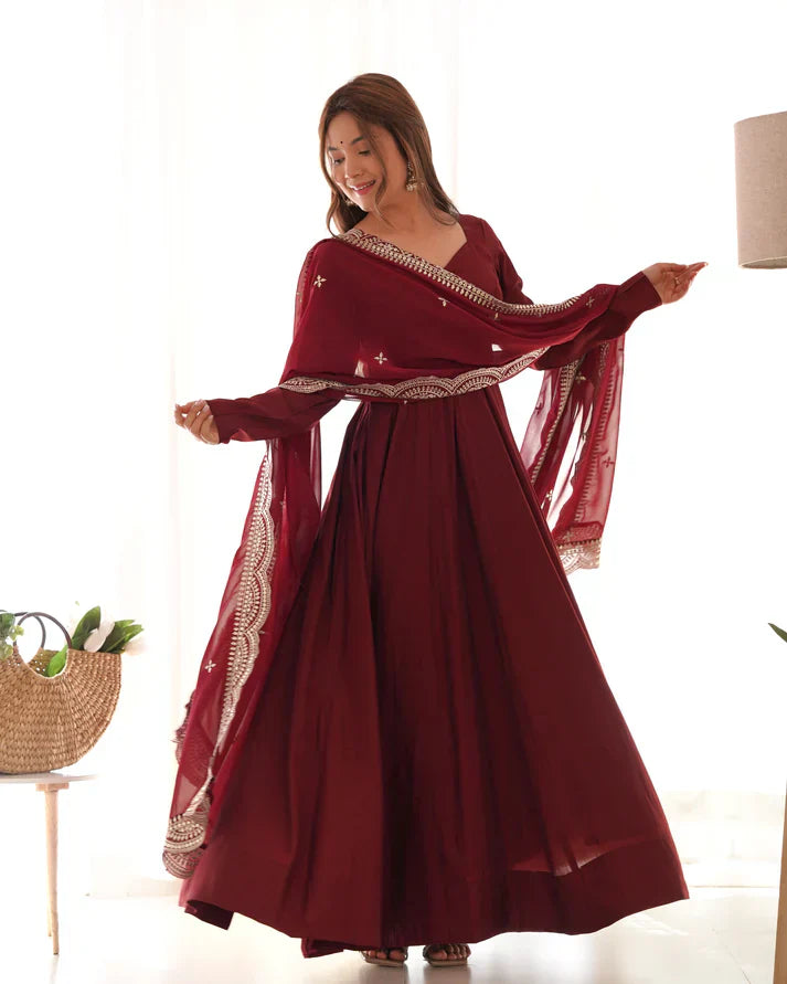 PREMIUM DESIGNER GOWN WITH DUPATTA