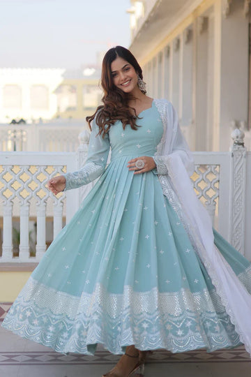 PREMIUM DESIGNER GOWN WITH DUPATTA