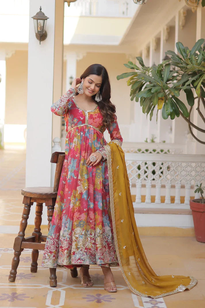 PREMIUM DESIGNER GOWN WITH DUPATTA