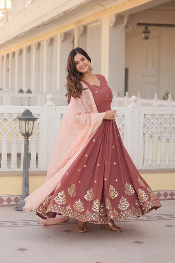 PREMIUM DESIGNER GOWN WITH DUPATTA