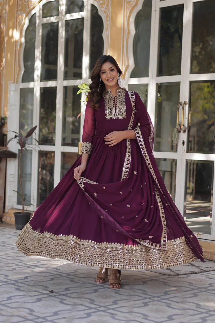 PREMIUM DESIGNER GOWN WITH DUPATTA
